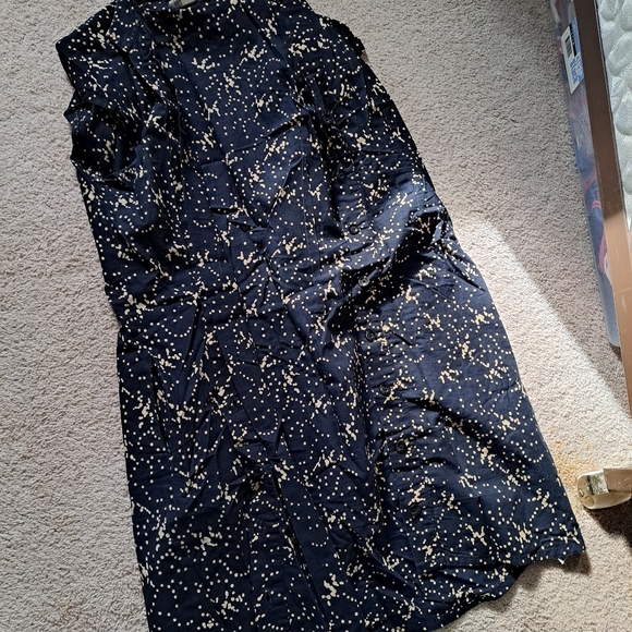 XL Passion Lilie Dusk Button Black and Gold Button Up Dress - Picture 4 of 4